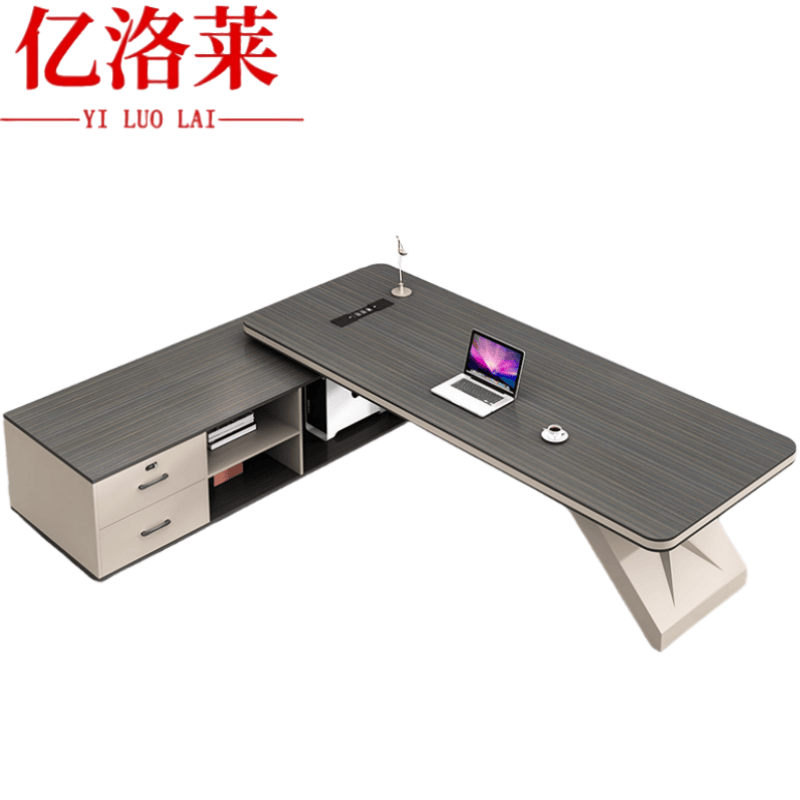 亿洛莱 老板桌 2.8m 张高清大图