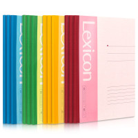 得力(deli)12本A5/40张 无线装订软抄本 记事本/工作笔记本子/日记本 文具办公用品 7651