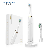 索纳斯(SOUNESS)电动牙刷SN801(白) 35000次/分智能声波震动牙刷 感应式充电成人声波电动牙刷 6档变频