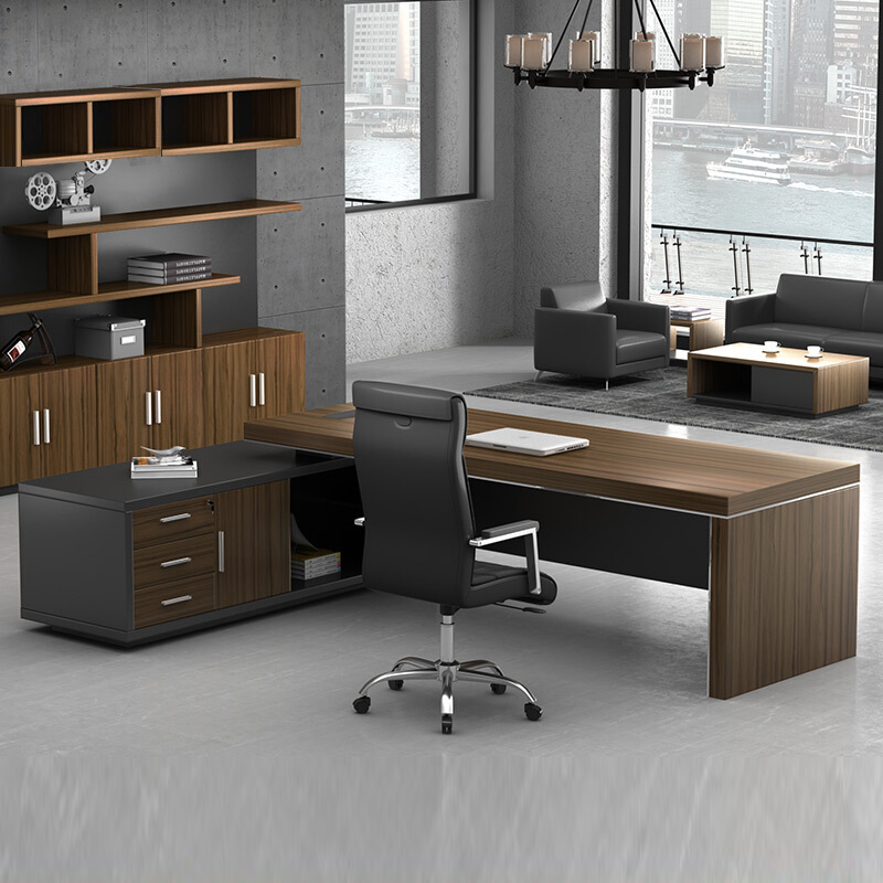 北京德诚和dechenghe老板办公桌简约现代总裁经理桌椅沙