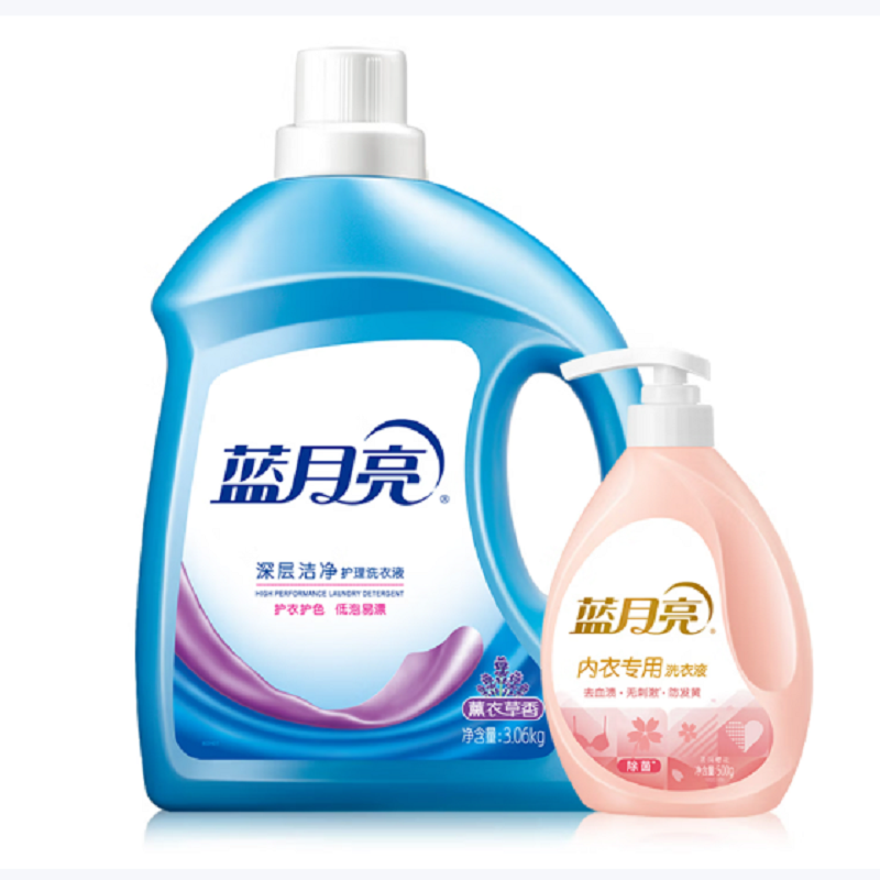 蓝月亮洗衣液超浓缩除菌除螨柔顺护色衣物清洁护理液