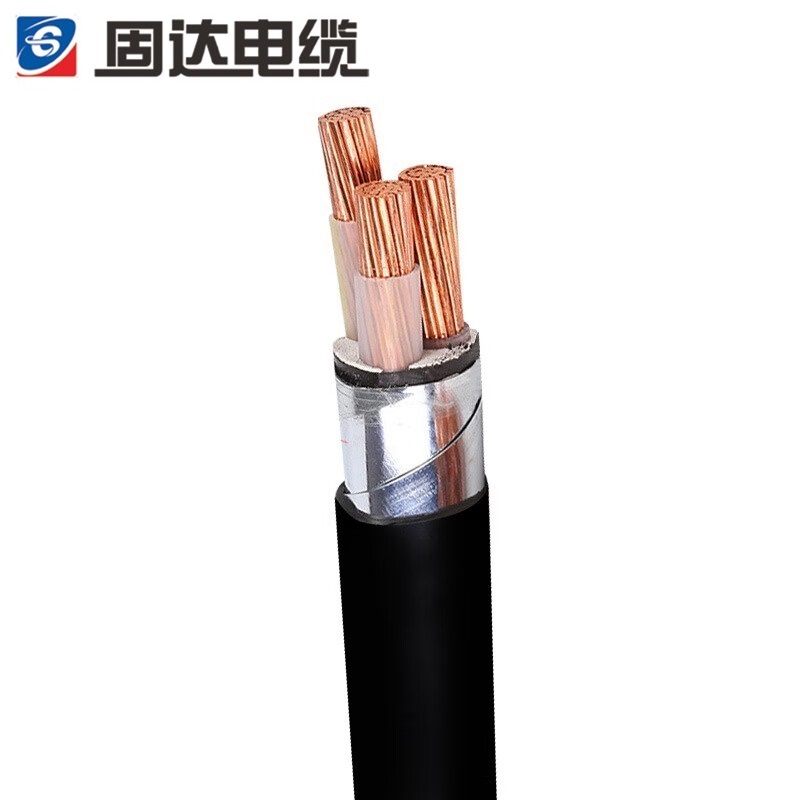 固达电缆 阻燃低压铠装电力电缆0.6KV高清大图