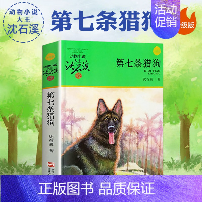 第七条猎狗 [正版]沈石溪动物小说大王品藏书系全集十大经典狼王梦后一头战象狼国女王斑羚飞渡红飘带狮王第七条猎狗白象家族精