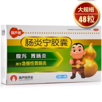再泰 肠炎宁胶囊 48粒 清热利湿 急慢性胃肠炎腹泻