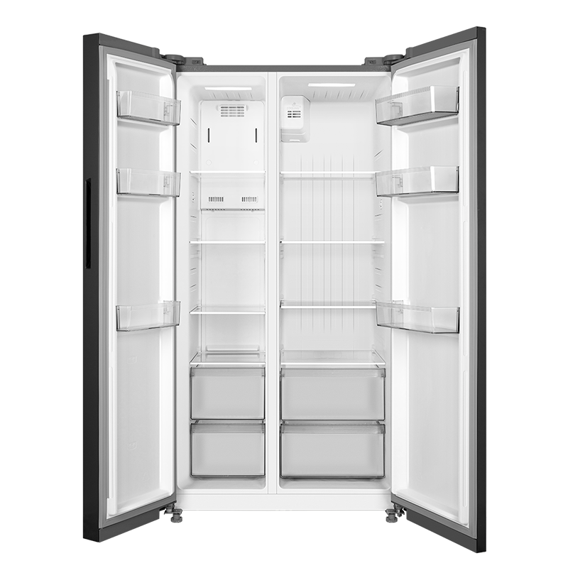 美的冰箱bcd562wkpme炭灰月夜