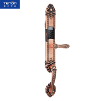 亚太天能(TENON)智能指纹锁 锌合金家用指纹密码锁电子门锁 F6e 红古铜