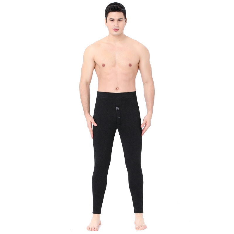 免费试穿男士羊毛裤冬季加绒加厚弹力高腰宽松大码修身打底裤真羊羔绒棉裤2021冬装新款羊毛 180(XL) 黑色