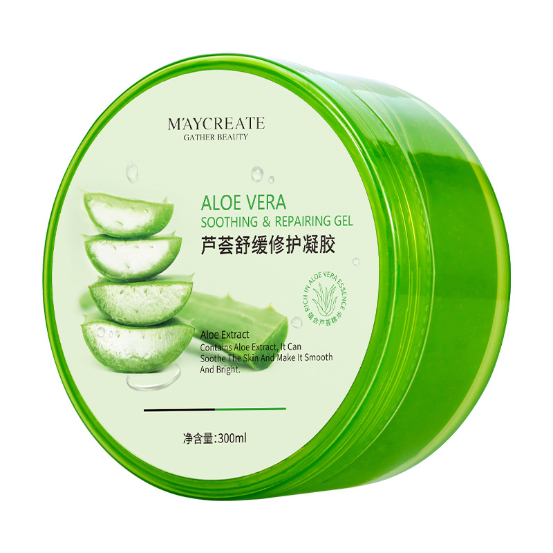 健美创研芦荟舒缓修护凝胶300g