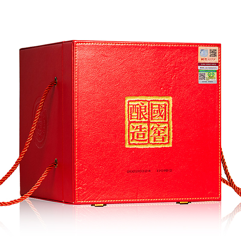 泸州老窖 国窖1573 国韵红坛53度1000ml 浓香型白酒高清大图