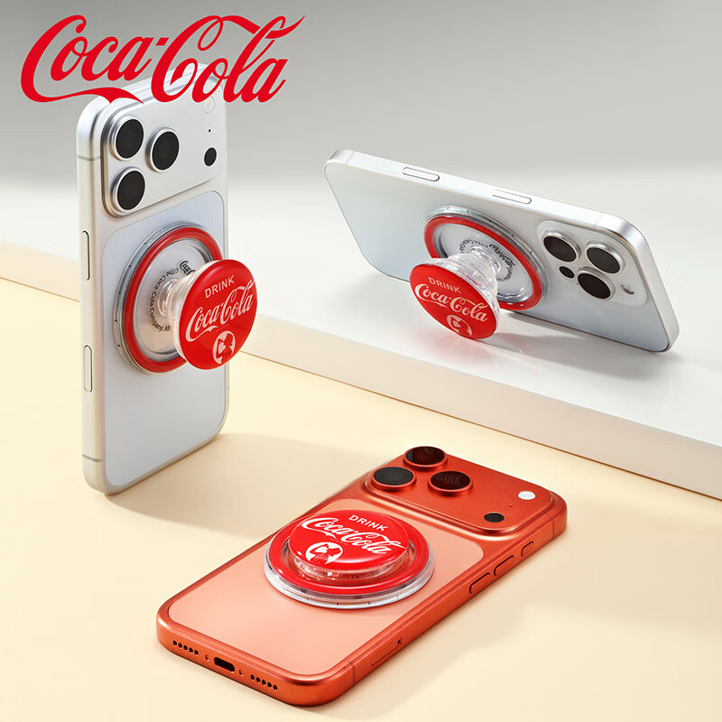 Coca Cola可口可乐 PopArt系列磁吸气囊手机支架 T61高清大图