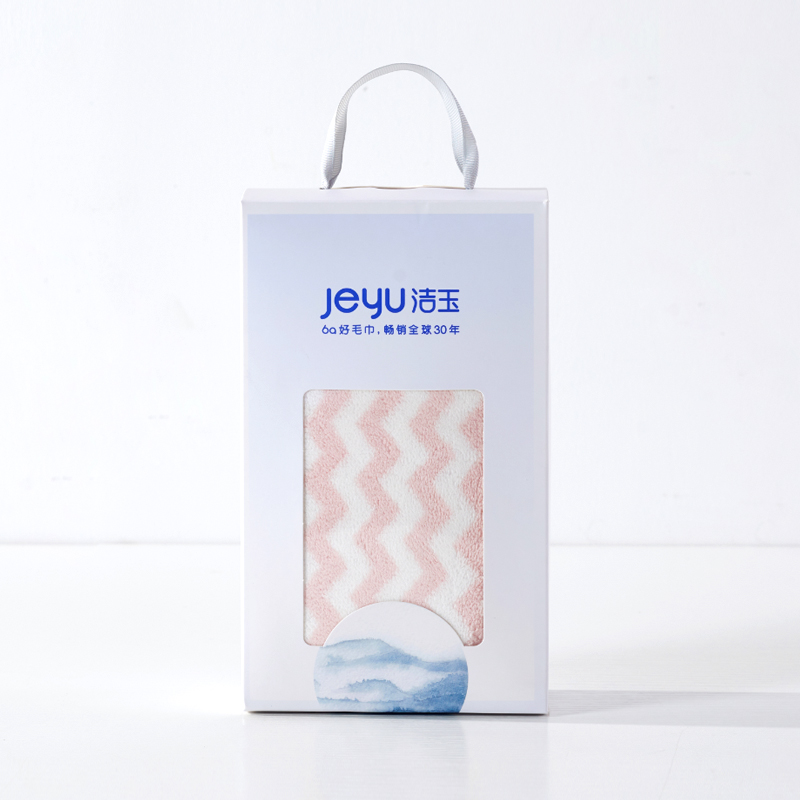 洁玉 欧洛毛巾单条巾礼盒 J0030-A 粉色