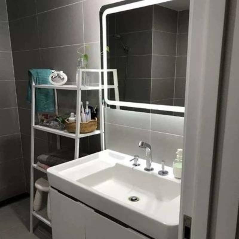 FPBQ 仿古砖浅灰色600x300厨房墙砖卫生间瓷砖全瓷纯色地砖防滑地板砖