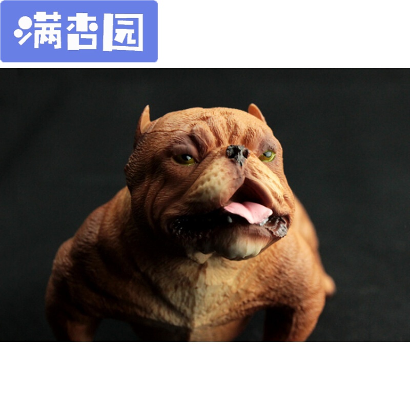 舒弗 Lachouffe 男女孩儿童仿真动物模型狗狗玩具宠物犬宠物狗美国恶霸犬模型图片 高清实拍大图 苏宁易购