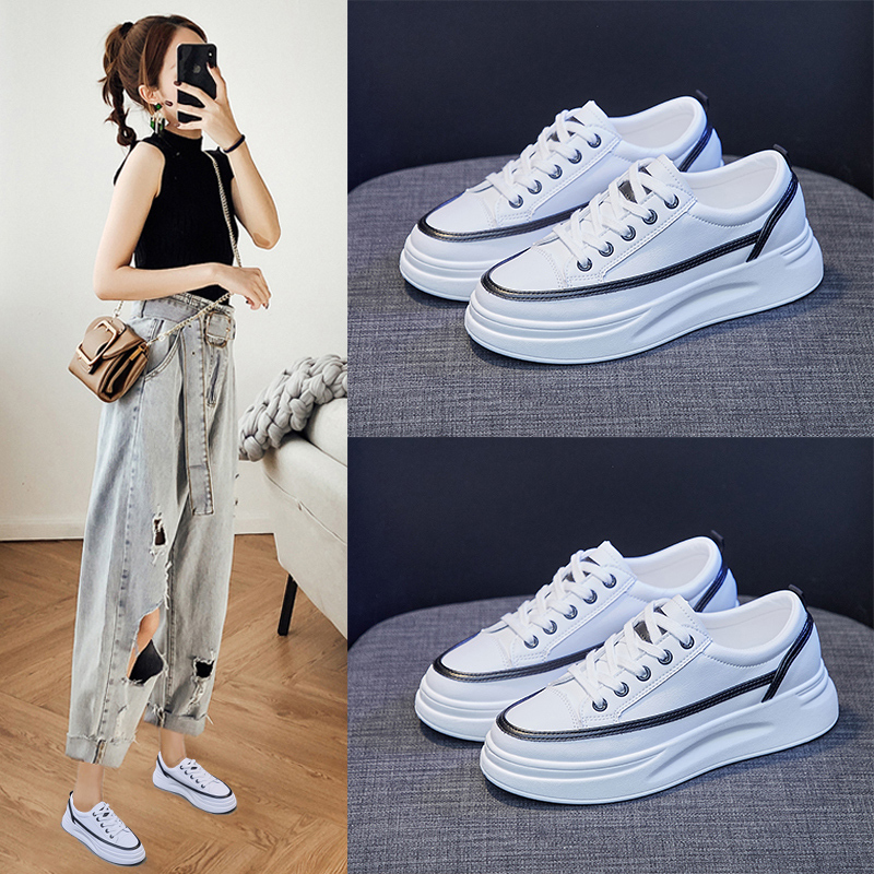 2022春季新款女士低帮休闲鞋基础小白鞋女韩版ins潮学生鞋跑步休闲