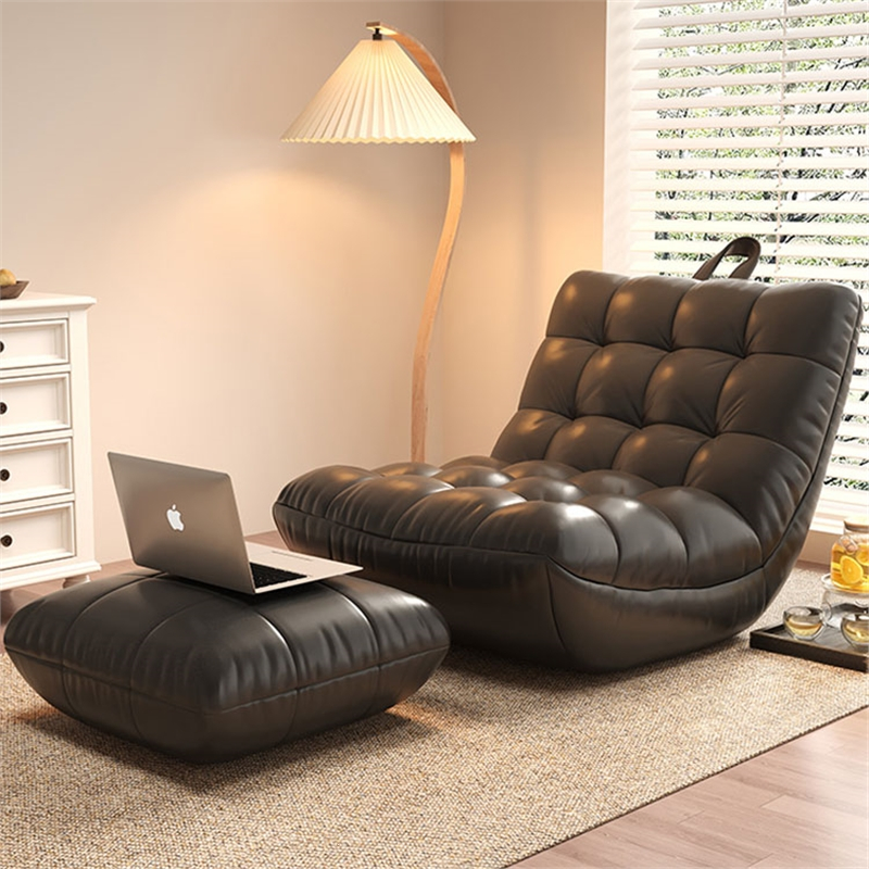 懒人沙发可躺可睡单人沙发迪玛森卧室小沙发椅床边榻榻米坐垫毛毛虫沙发