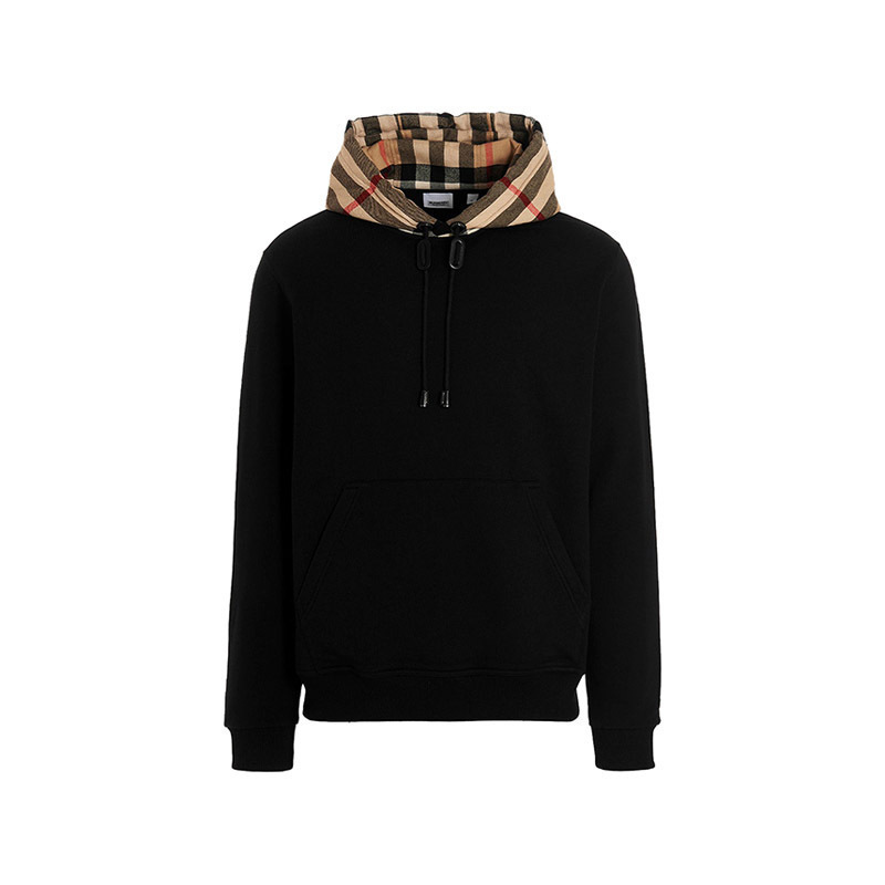 博柏利burberry男款棉质连帽卫衣运动衫8058117视频