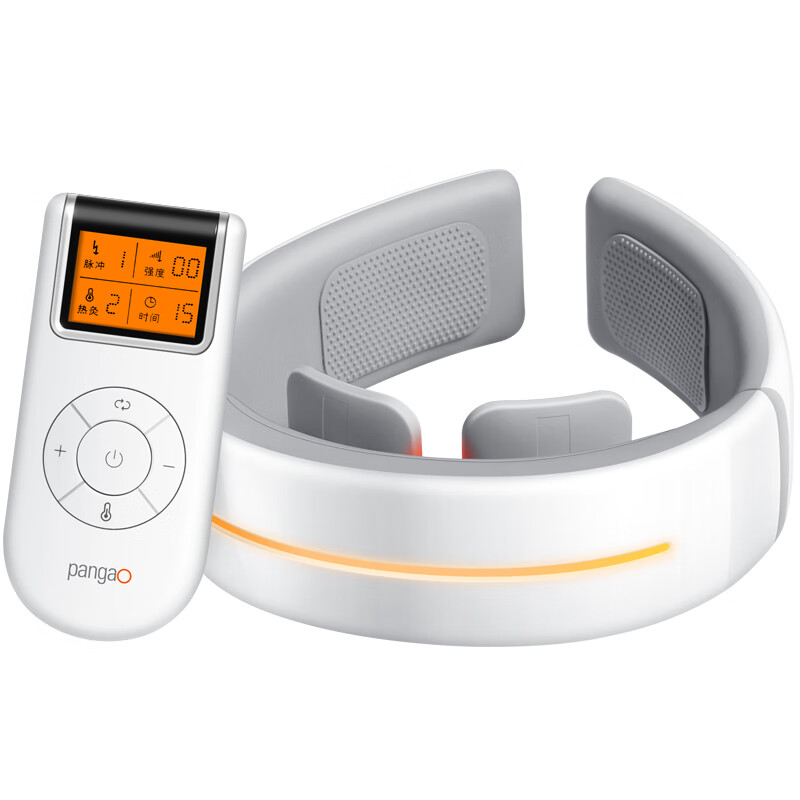 攀高(PANGAO)颈椎按摩器 P7 颈部按摩仪 肩颈热敷 中频脉冲