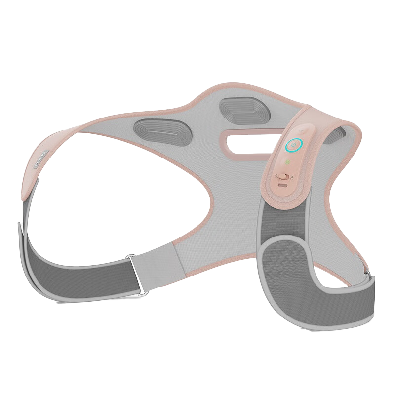 飞利浦(PHILIPS)按摩背带仪 弓背提醒坐姿矫正 热敷背部按摩器 青少年成人通用 肩背按摩仪挺背矫姿S码-100斤以高清大图
