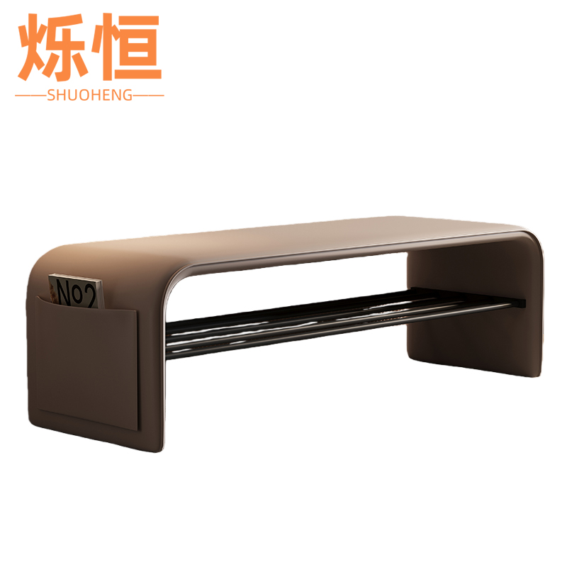 烁恒皮革凳子 长条凳100*35*42cm