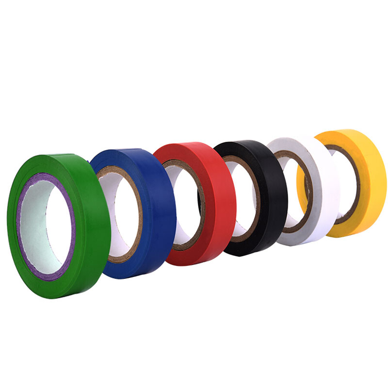 高松 takama 电工胶带 电气绝缘胶带耐高温PVC防水彩色胶带60卷装 602006高清大图