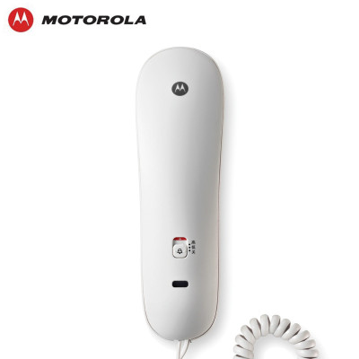摩托罗拉(MOTOROLA) CT50 电话机 壁挂式 酒店宾馆固定座机 办公家用小分机(白色)