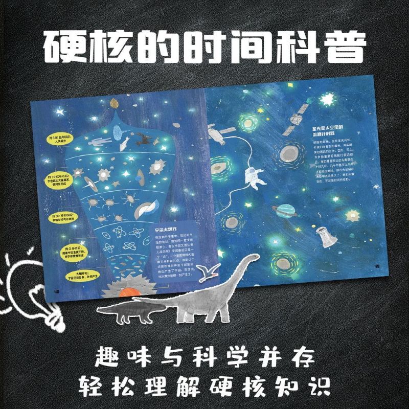 时间从哪里来 [正版]时间从哪里来 5-10岁 狐狸家 著 一本书读透时间 科普百科