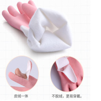 双安 洗衣手套家务橡胶手套 防水防滑/副