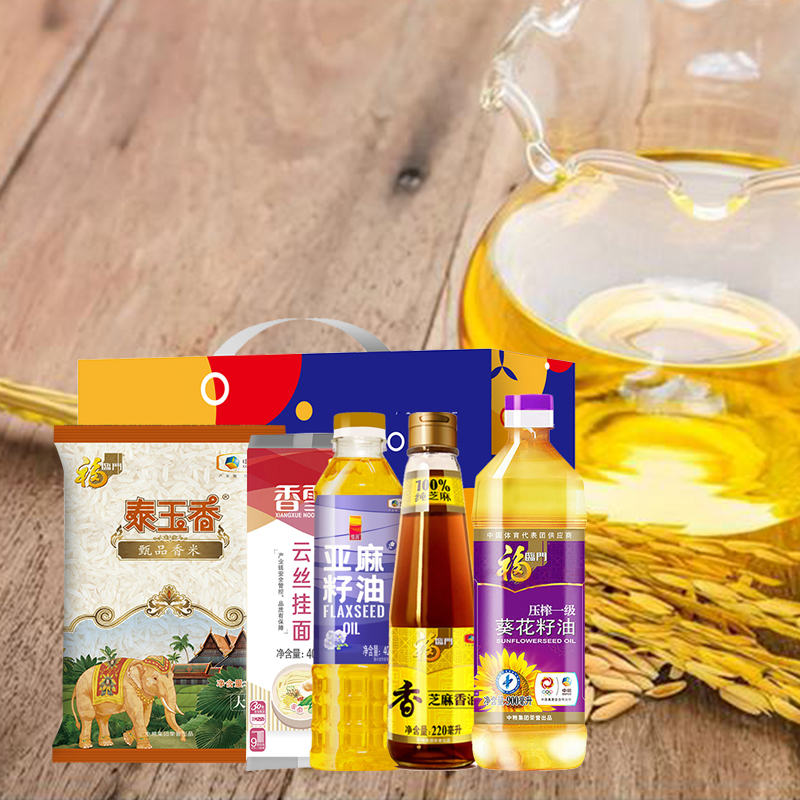 中粮“颂福到家”粮油 大礼包D1高清大图