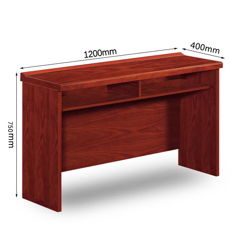 鑫金虎(XIN JIN HU)油漆会议桌培训桌条桌演讲台长条桌两人位1.2m高清大图