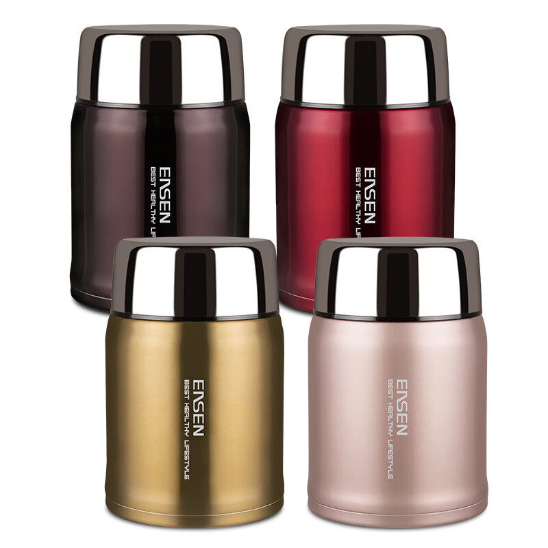 水宜生480ML 焖烧杯 家用焖粥 304不锈钢闷烧饭盒 便携成人超长保温焖烧壶 A105