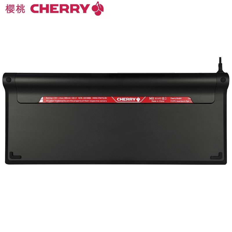 樱桃（CHERRY）旗舰店 MX Board 8.0 电竞游戏RGB 背光机械键盘87键 背光游戏机械键盘黑色黑轴