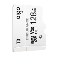 爱国者（aigo）T3手机内存卡128G TF卡行车记录仪高速储存卡监控摄像头内存专用Micro sd卡