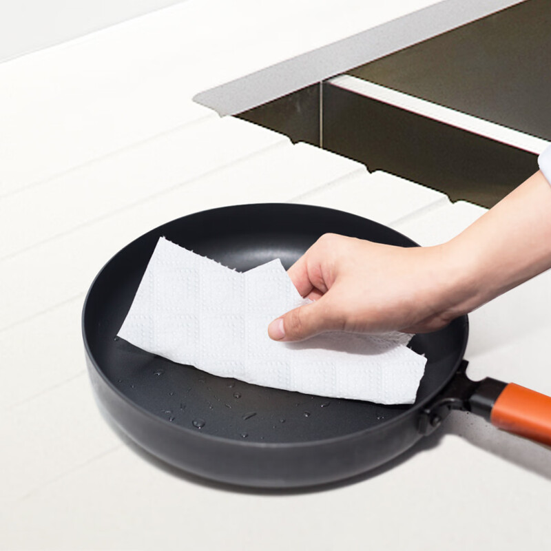 柚家壁挂式厨房纸巾 210抽*3提(送挂钩)高清大图