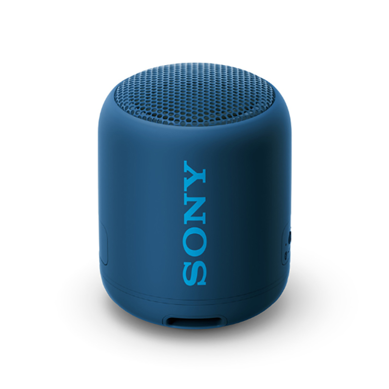索尼（SONY)SRS-XB12（蓝色） 防水重低音便携无线扬声器