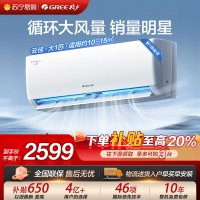 格力云佳新能效大1匹空调挂机省电变频 KFR-26GW/NhGd1B 冷暖家用节能一级能效挂壁式空调
