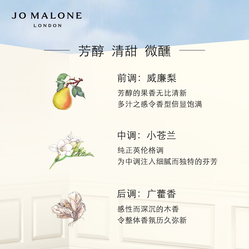 祖玛龙(JO MALONG) 英国梨与小苍兰沐浴露250ml高清大图