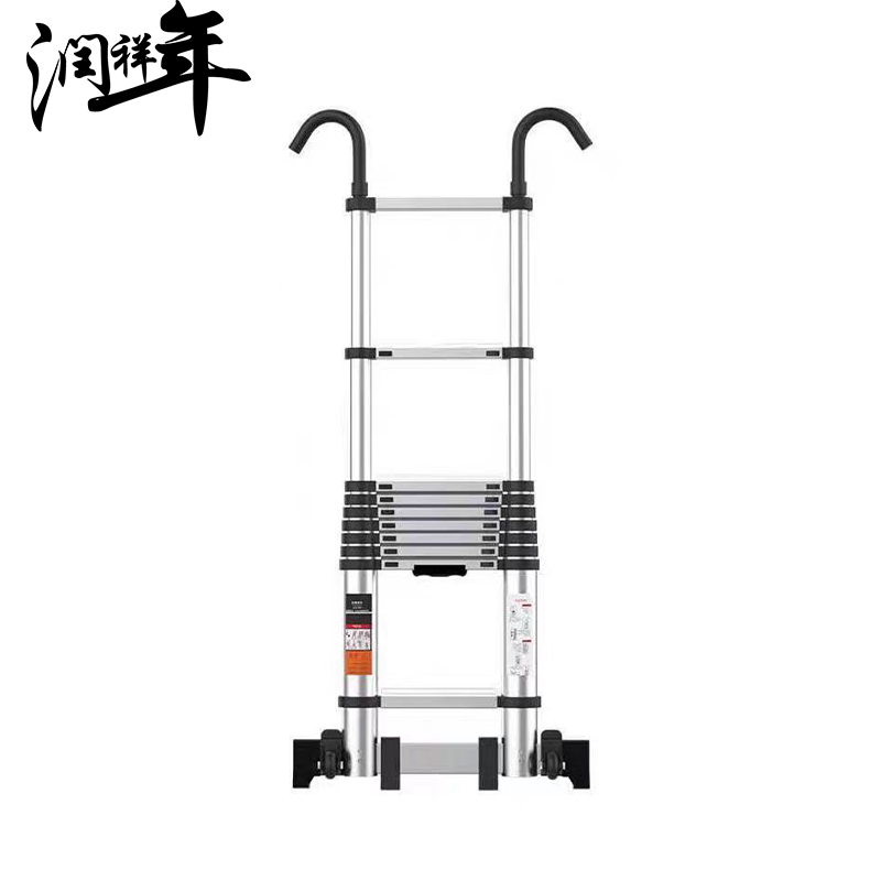铝合金伸缩梯 升降梯 竹节梯 直梯6.1米TZ33/台高清大图