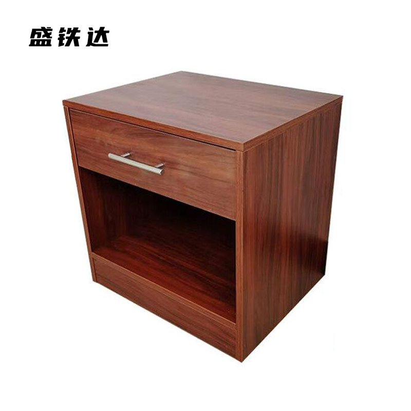 盛铁达 颗粒板床头柜宿舍储物柜颜色可选500*450*530mm STD-CTG1008 个高清大图
