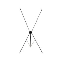 SCP 60*160cm室内X型展架 SCP-106 不含PVC画布(价格为10个价格)