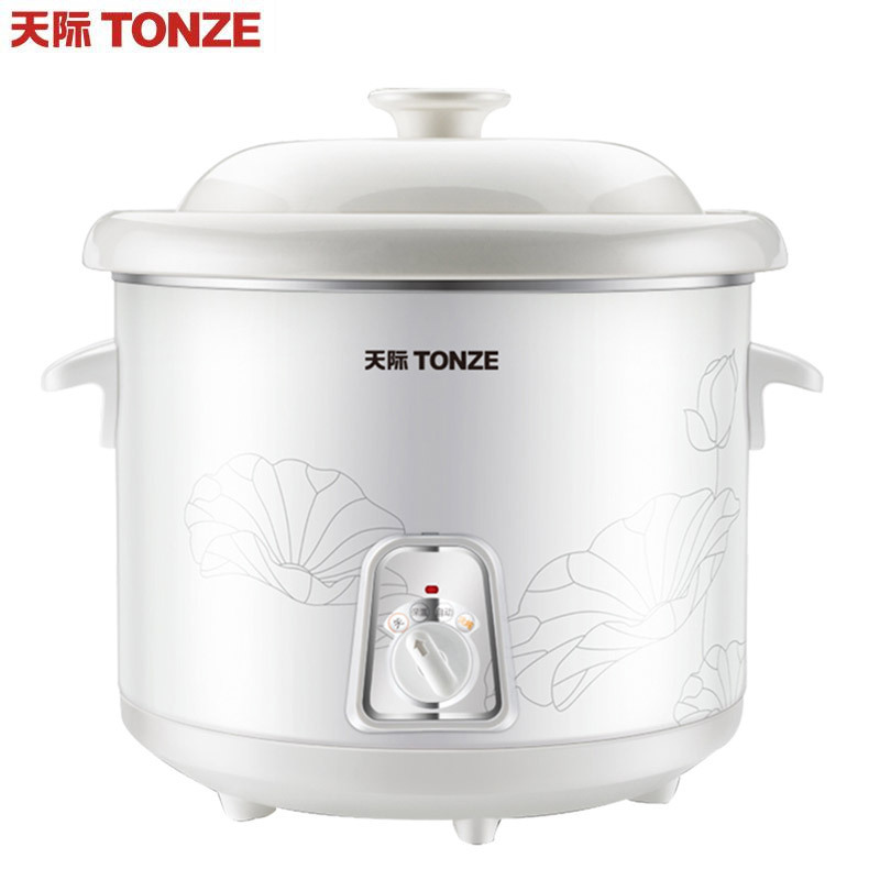 Tonze/天际 DDG-30N电炖锅3L升 煮粥煲汤炖肉陶瓷内胆 白瓷