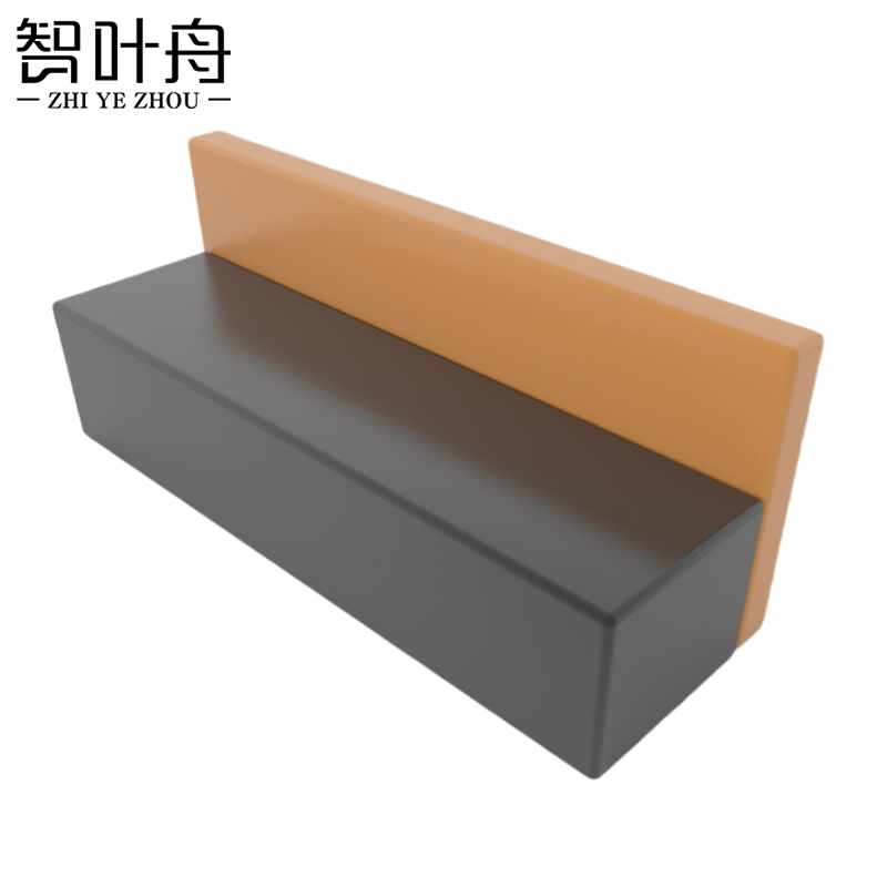 智叶舟沙发三人位180*60*70cm张高清大图