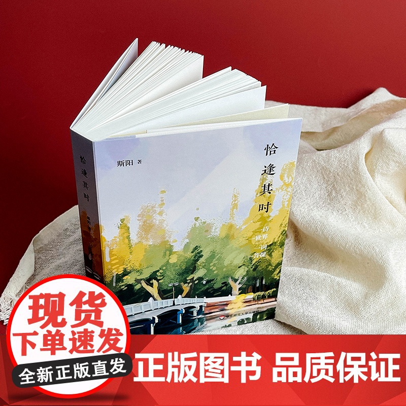 恰逢其时 洞照堂诗笺 古体近体诗作品集 华东师范大学出版社高清大图