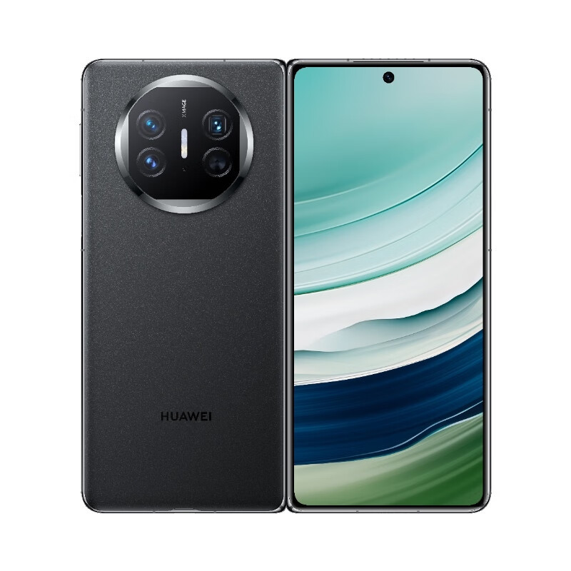 华为Mate X5 12GB+512GB 羽砂黑高清大图