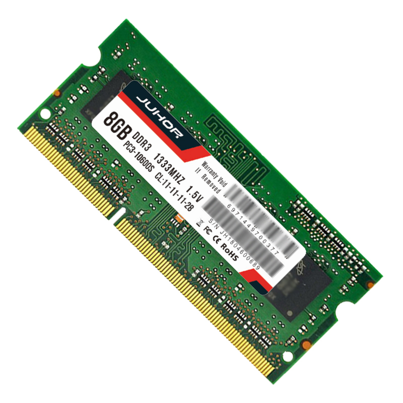 JUHOR玖合 DDR3 1333 8G 笔记本内存条 三星芯片
