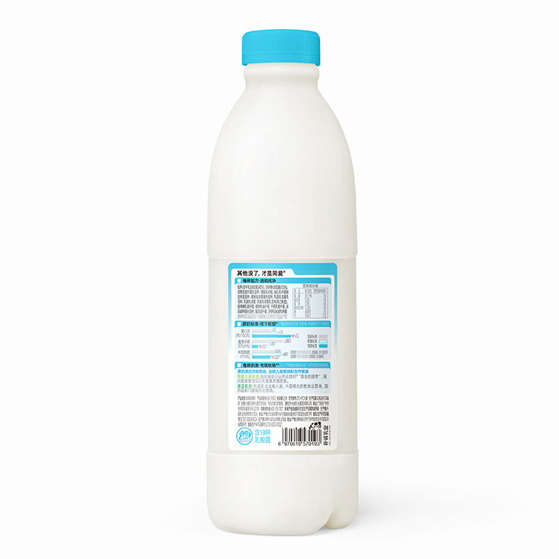 简爱原味裸酸奶(家庭装)1.08kg*3瓶(3-7天内顺丰冷链发货)高清大图