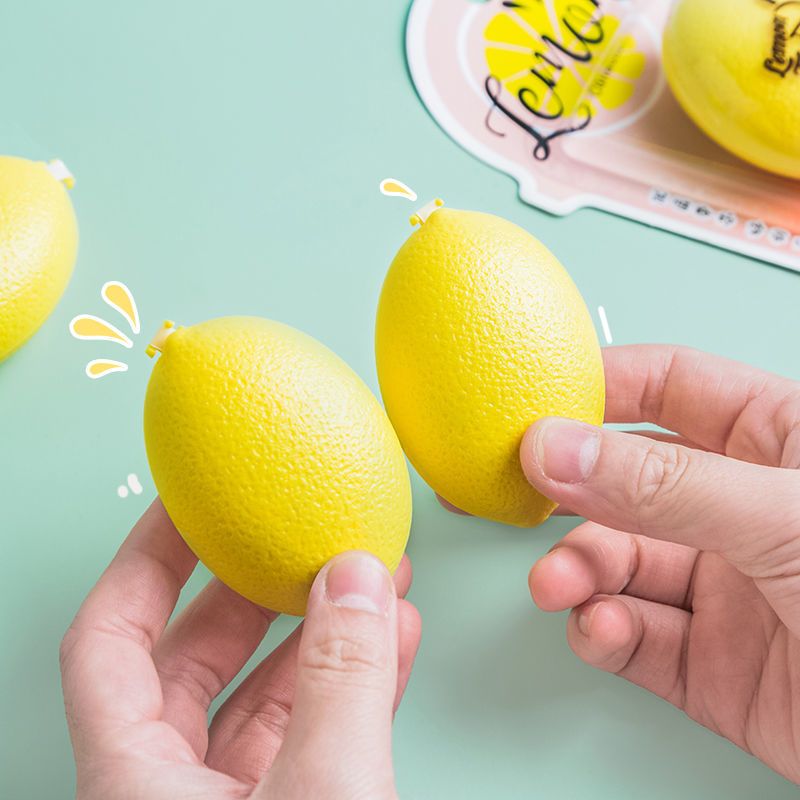 柠檬修正带可爱迷你便携改正带少女心韩版改正带学生用涂改带文具柠檬