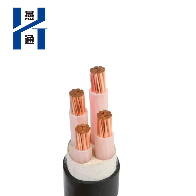 燕通 YJV铜芯硬线 0.6/1KV-YJV4*4平方/米高清大图