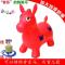 无音乐红马 送打气筒 小马娃娃跳跳马弹跳玩具大号广场小孩男孩冲气婴儿橡皮马坐骑胶