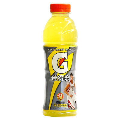 佳得乐柠檬味运动饮料600ml