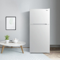 美的（Midea） BCD-112CMB 112升 家用 双门 直冷 小型 节能静音 白色母婴儿童 电冰箱